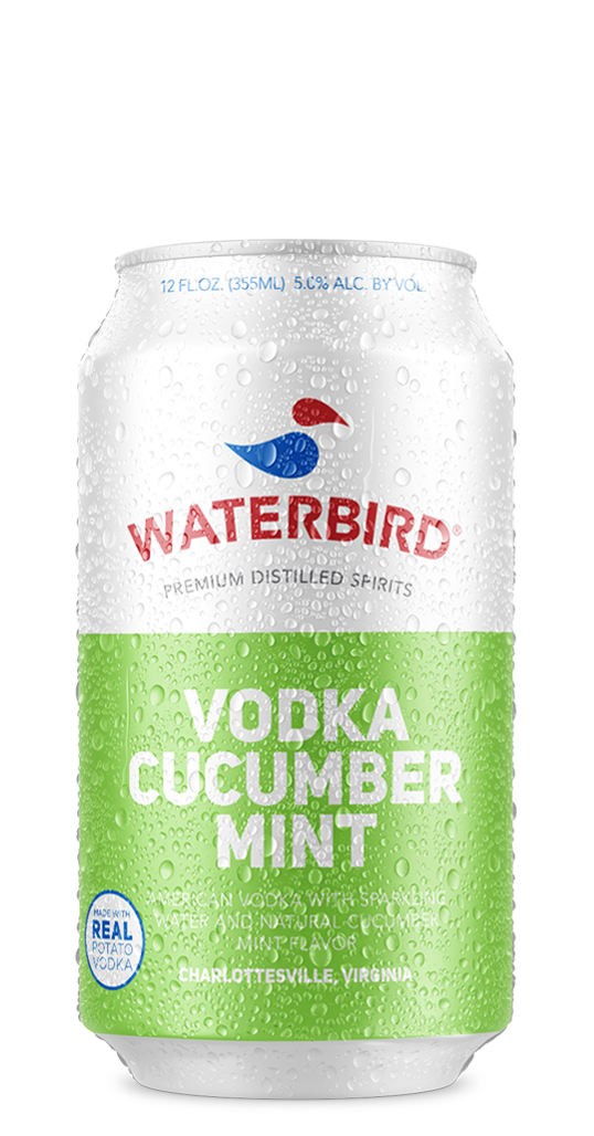 Waterbird Vodka Cucumber Mint 12oz can