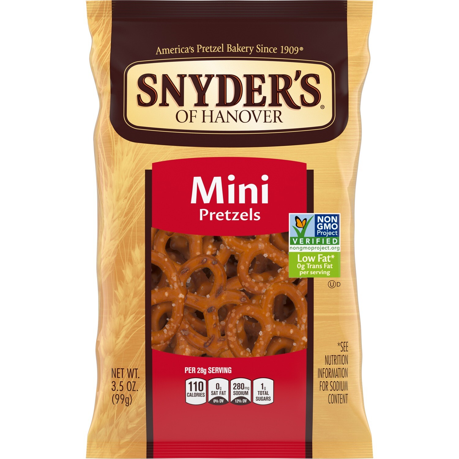 Snyder Mini Pretzels 3.5oz