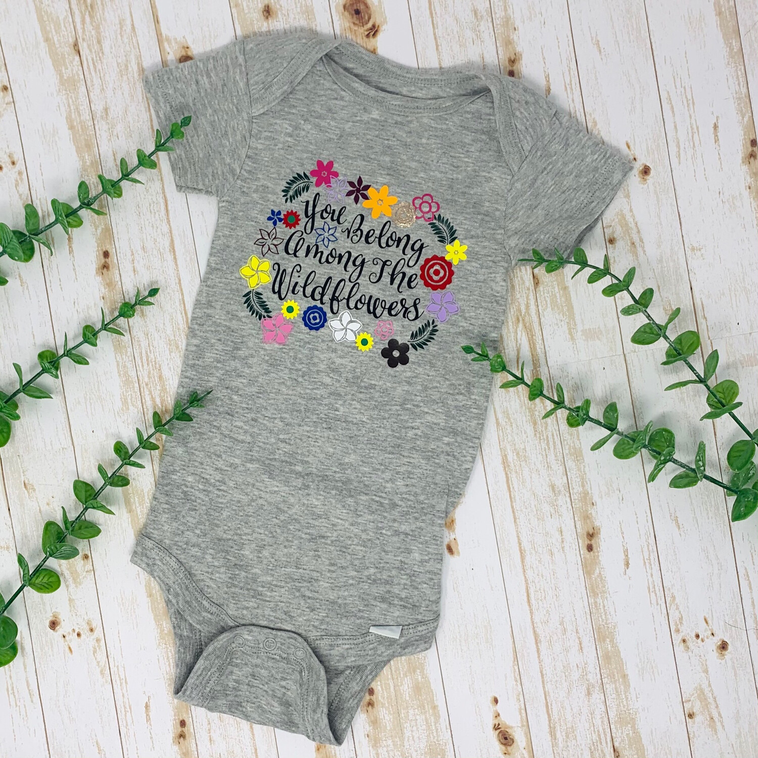You Belong Among the Wildflowers Baby Bodysuit