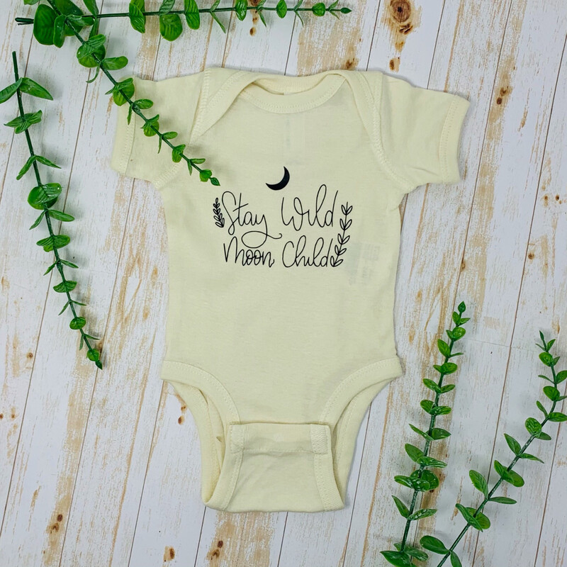 Stay Wild Moon Child Baby Bodysuit