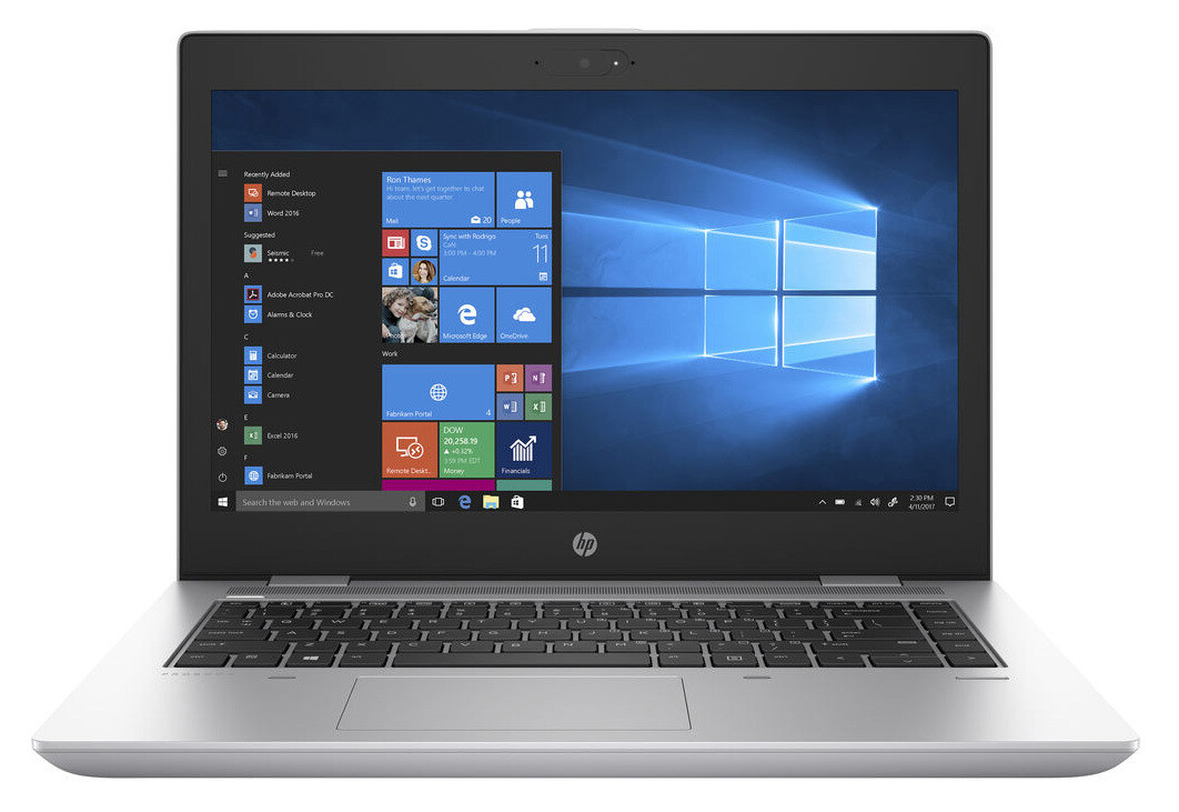 HP ProBook 640 G4, 14", Silver, i5-8th Gen, 8GB, 256GB, Win 11 Pro