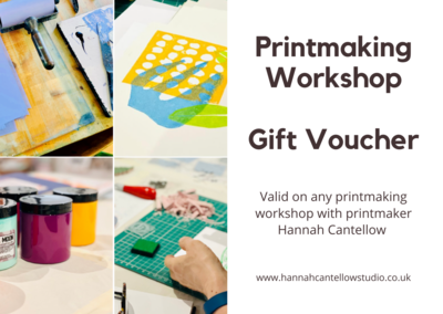 Printmaking Workshop Digital Gift Voucher