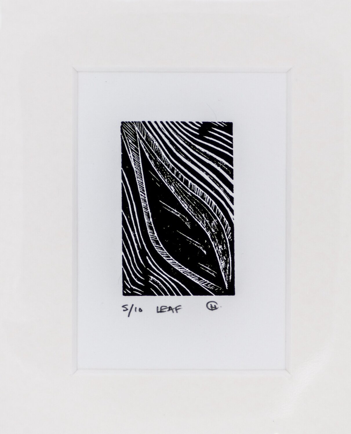 ‘Leaf’ Wood Engraving Print