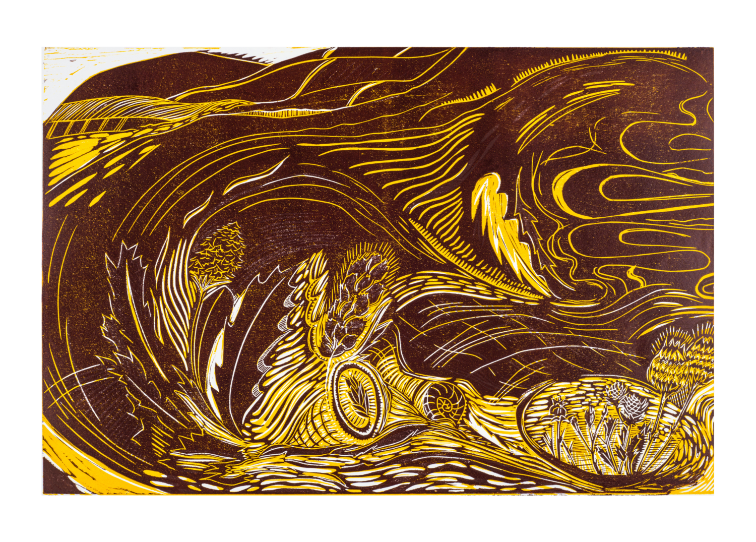 Wessex One Original Woodcut Print