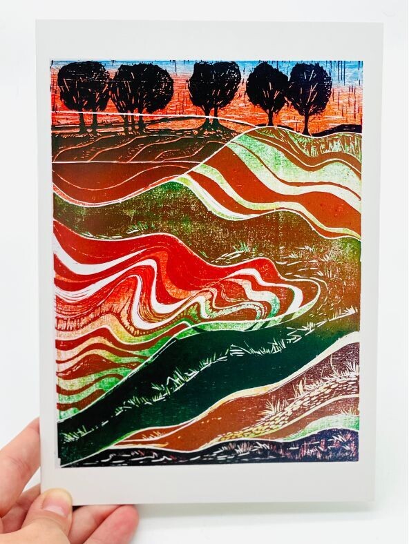 The Spirit of Roundway Hill Greetings Cards