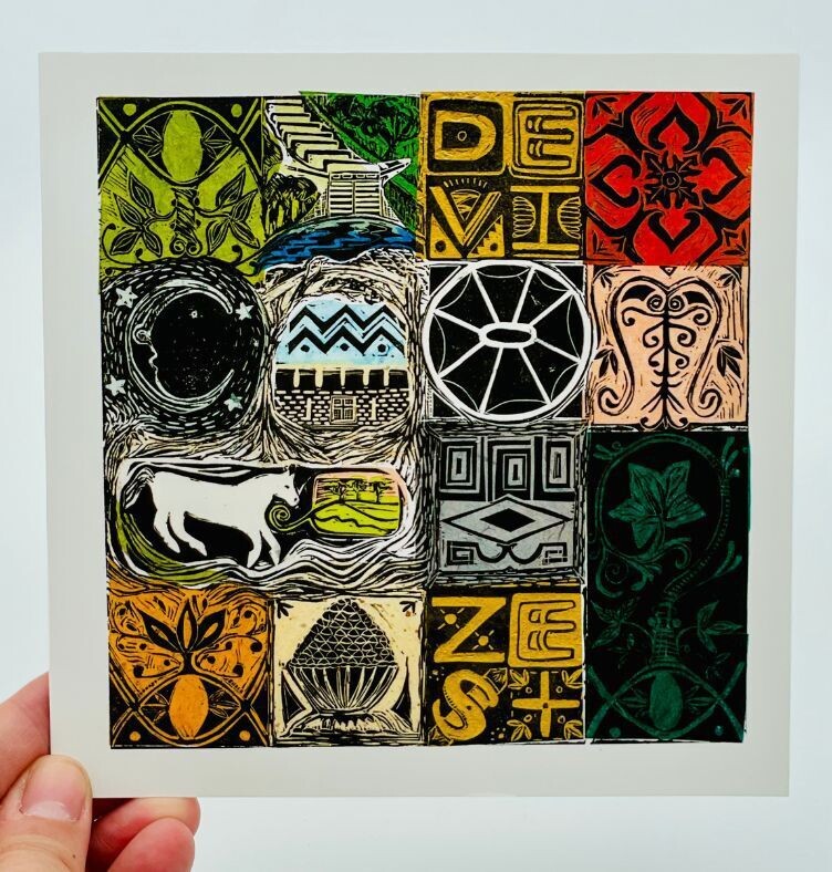 ‘Devizes Treasures’ Square Greetings Cards (pack of 5)