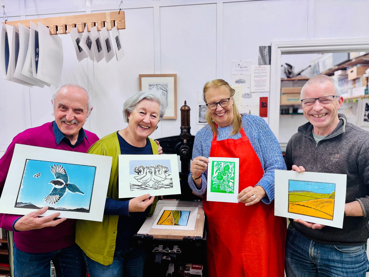 Printfolk Fridays Beginner Linocut in Rowde Devizes Printfolk Fridays Beginner Linocut in Rowde Devizes