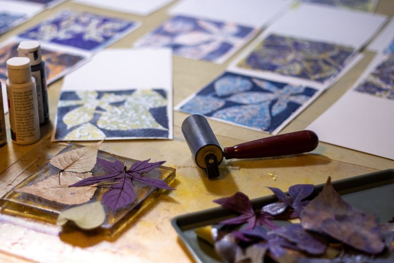 Gelli Plate & Mono Printing Workshop Saturday 27th June | Rowde, Devizes Wiltshire