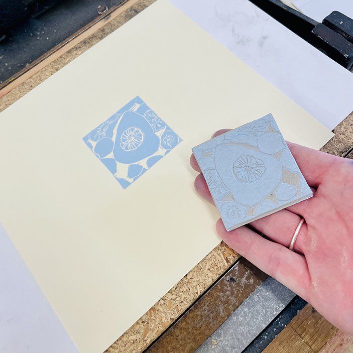 Print Meets Clay | Saturday 15th August with Hannah Cantellow Printmaker and Geraldine Francis Ceramics | The Mind Tree Cafe Rowde Wiltshire