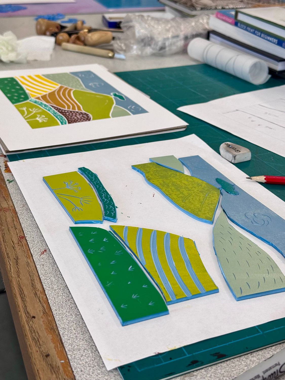 Colourful Jigsaw Print Workshop, 30 January 2027, 10-4, The Mind Tree, near Devizes Wiltshire Colourful Jigsaw Print Workshop, 30 January 2027, 10-4, The Mind Tree, near Devizes Wiltshire