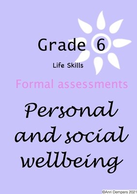 Grade 6 PSW Formal assessments Practice tests (2021)