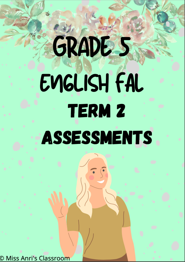 Grade 5 English First Additional Language term 2 assessments (2022)