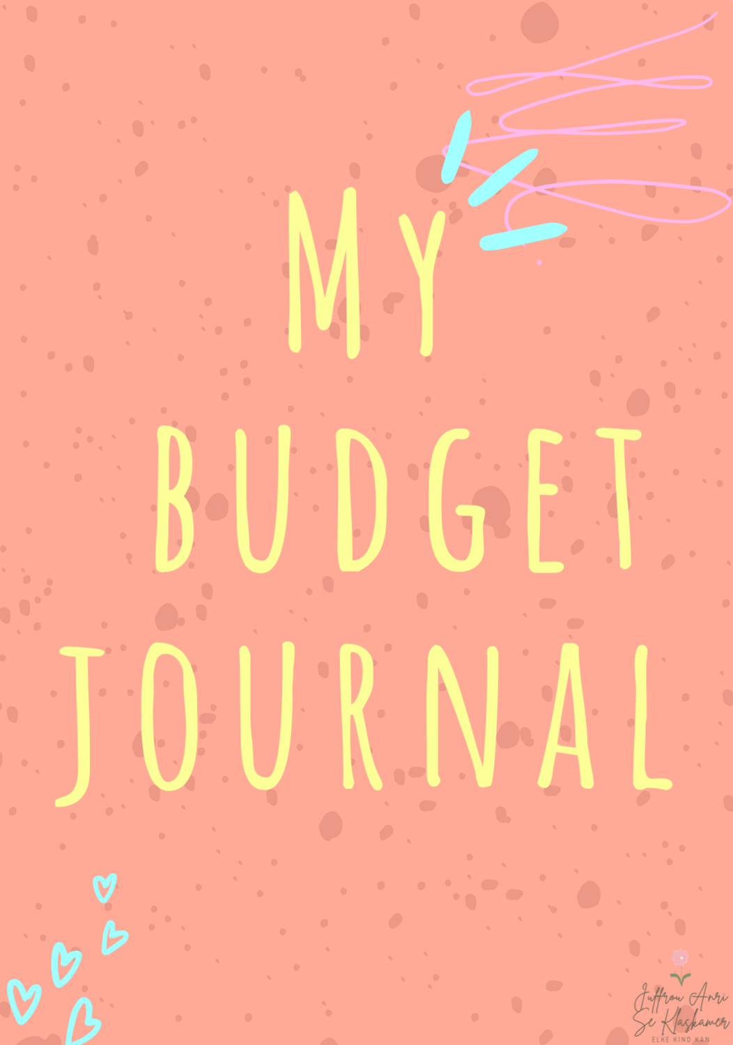 Colourful Budget Journal