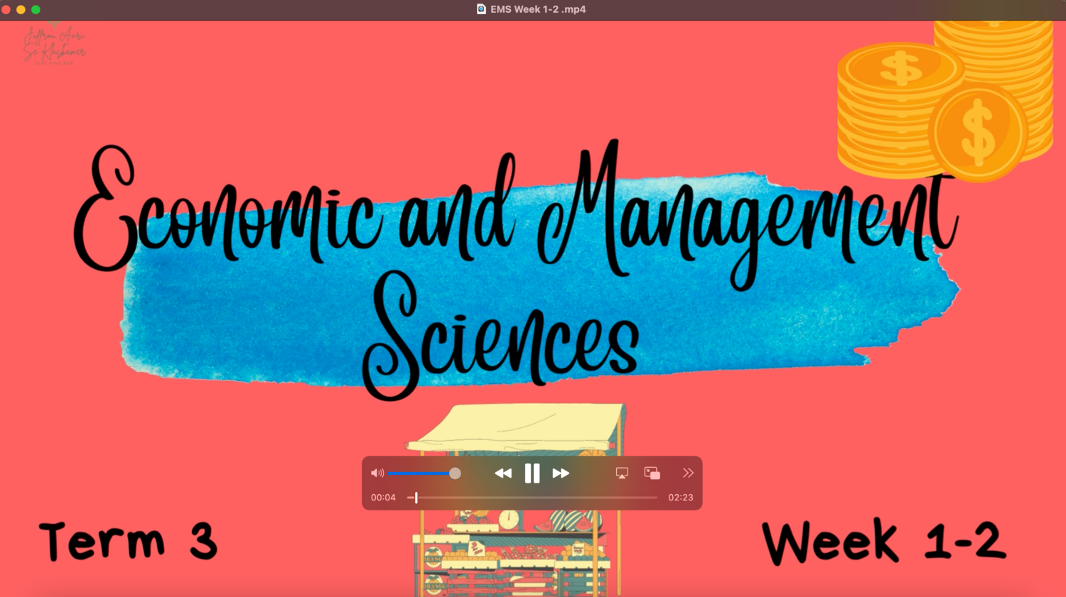 Grade 7 Kwartaal 3 EMS video lessons