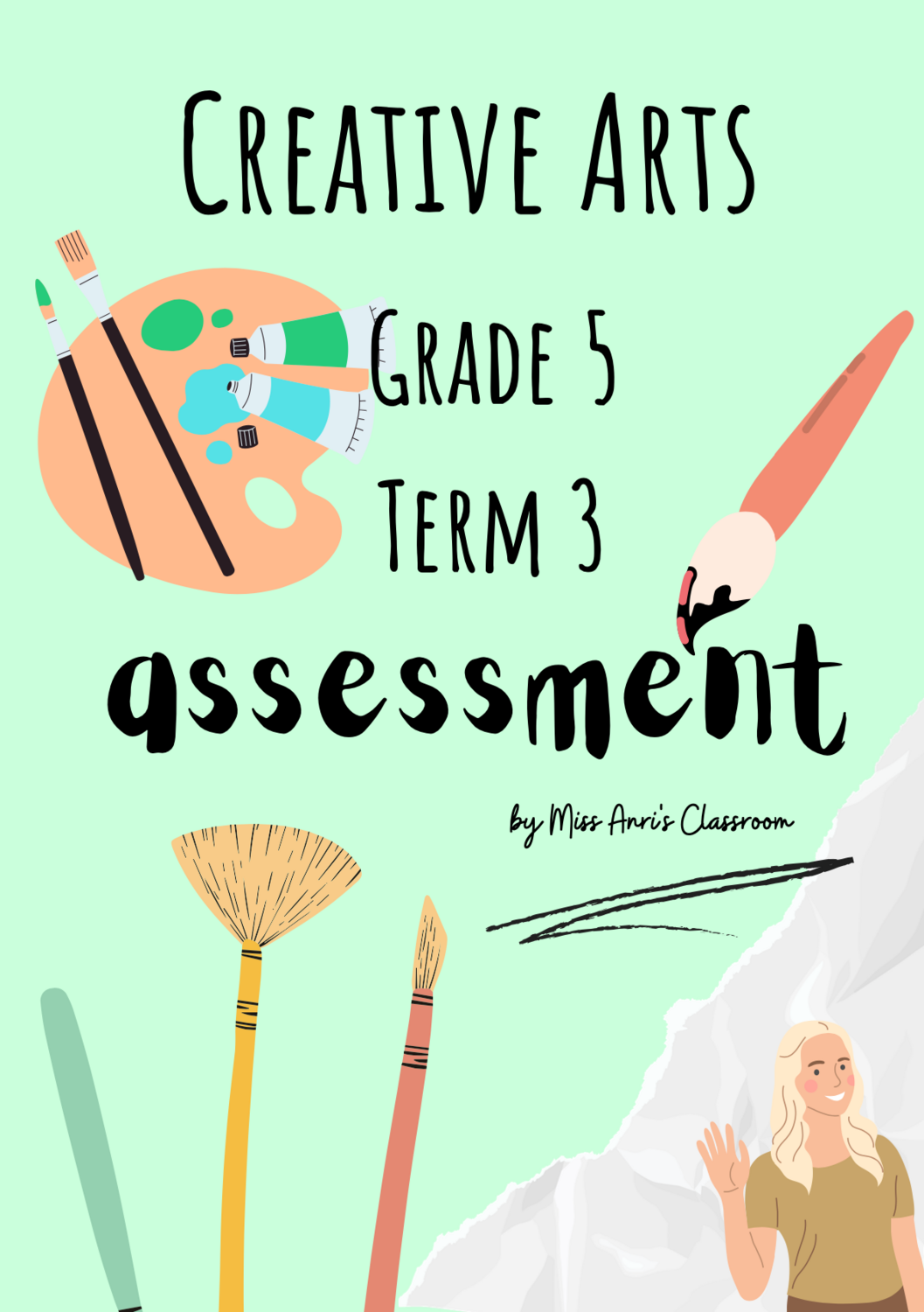 Grade 5 Creative Arts term 3 assessments (2022)
