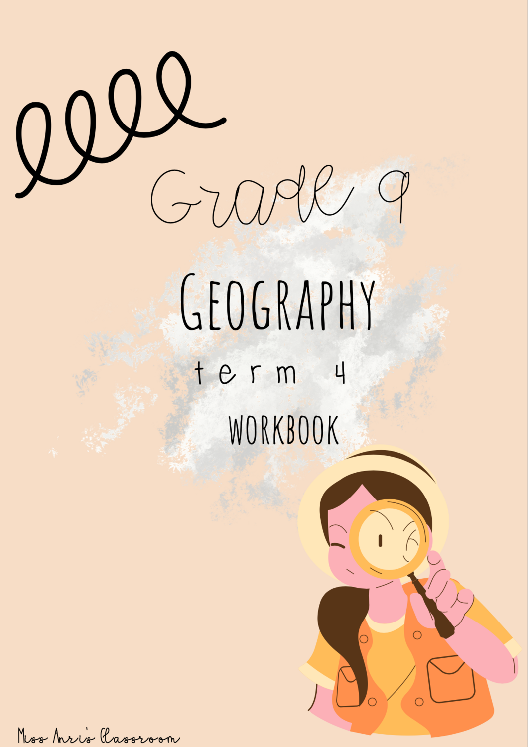 Grade 9 Geography term 4 workbook