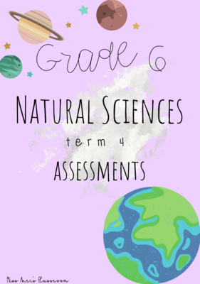 Grade 6 Natural Sciences term 4 assessments (2022)