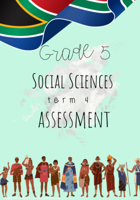 Grade 5 Social Sciences term 4 assessments (2022)