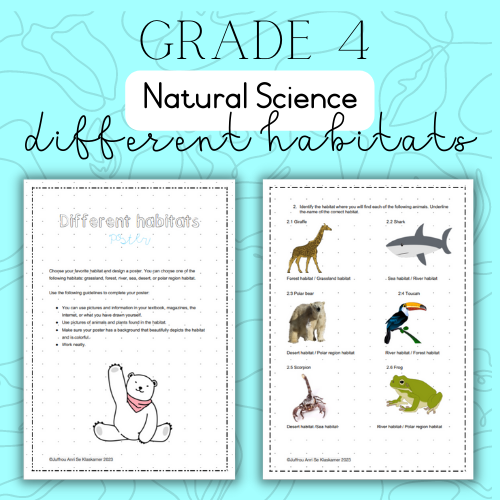 Grade 4 NS Different habitats