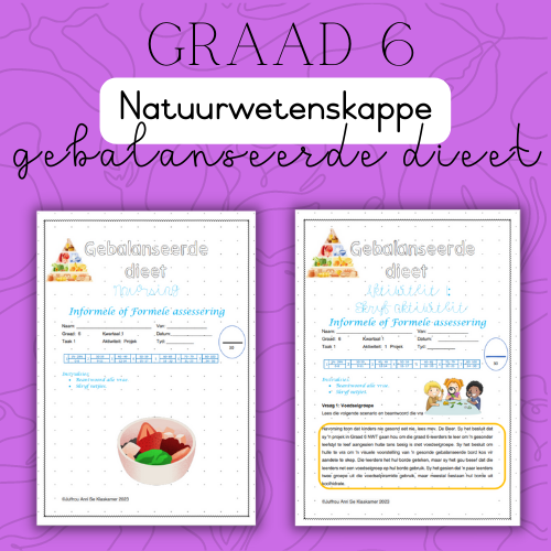 Graad 6 Nw Gebalanseerde Dieet