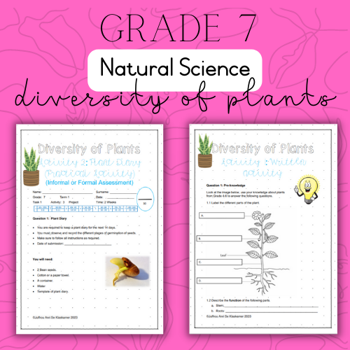 Grade 7 NS Diversity of plants