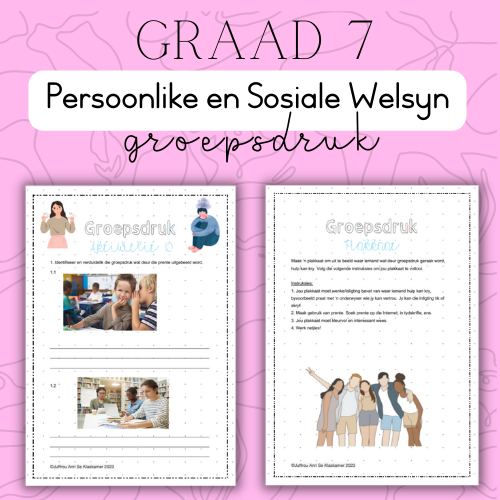 Graad 7 PSW Groepsdruk geografie-voorblad-teacha