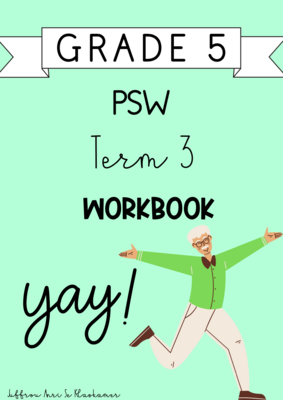 Grade 5 PSW term 3 workbook (2023)