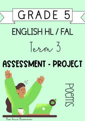 Grade 5 English HL / FAL term 3 project (2023)