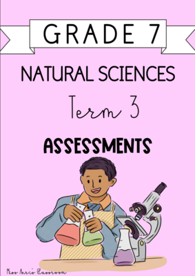 Grade 7 Natural Sciences term 3 assessments
