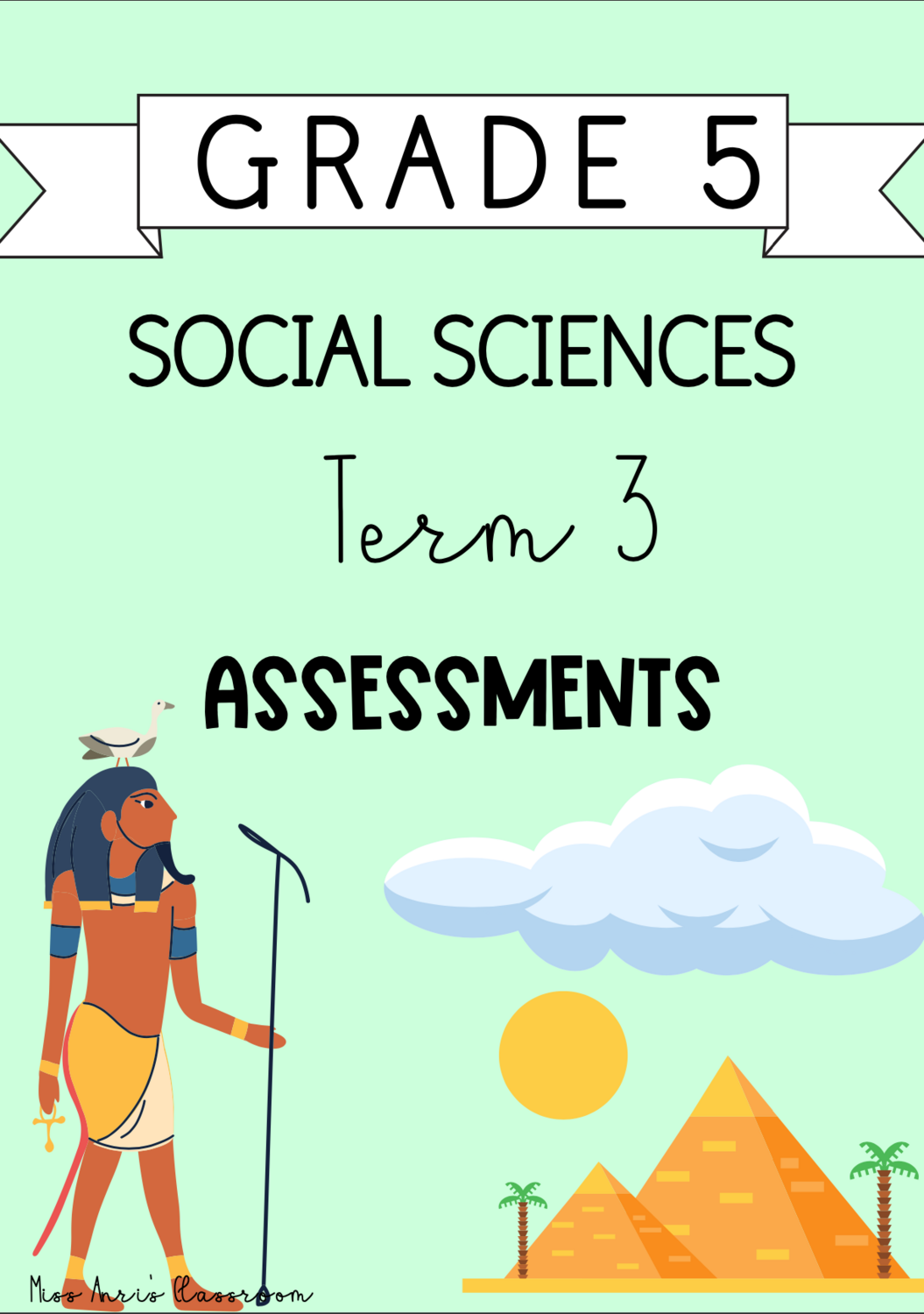Grade 5 Social Sciences term 3 assessments (2023)