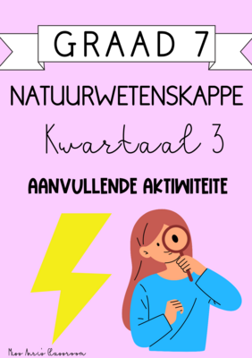 Graad 7 Natuurwetenskappe aanvullende aktiwiteitsboek (interaktief)