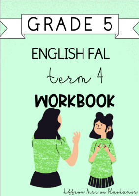 Grade 5 English FAL term 4 workbook (2023)