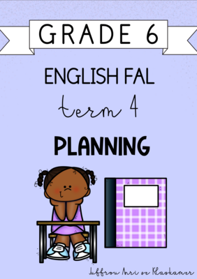 Grade 6 English FAL term 4 planning (2023/2024)