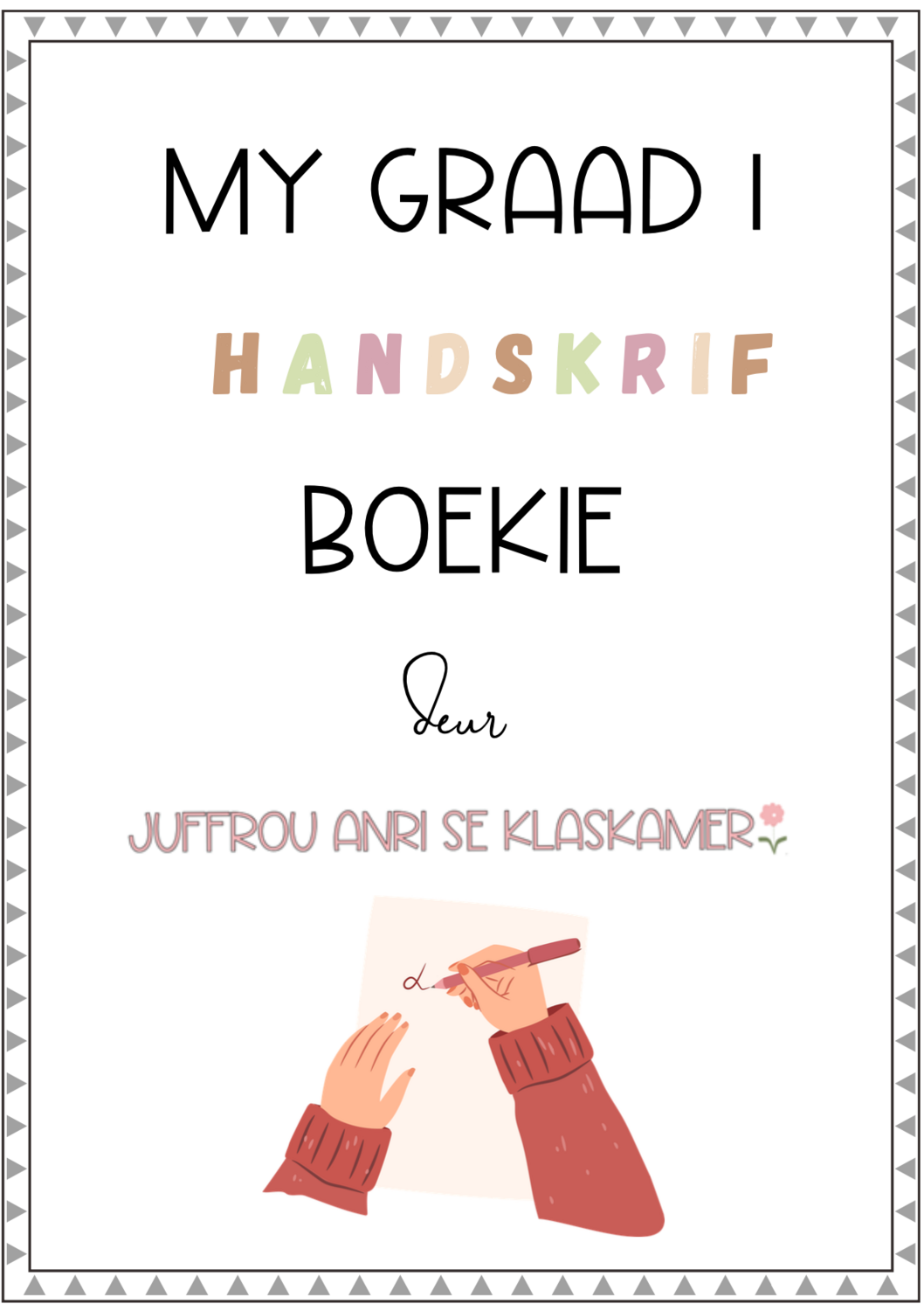Graad 1 handskrif boekie