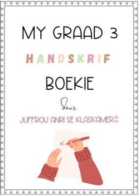 Graad 3 handskrif boekie