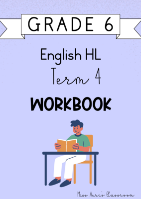 Grade 6 English Home Language Term 4 Workbook (2023/2024)