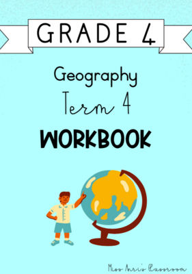 Grade 4 Geography Term 4 Workbook (2023)