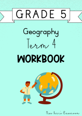 Grade 5 Geography Term 4 Workbook (2023)