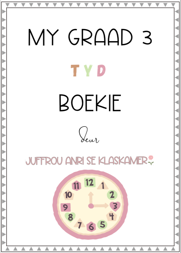 My Graad 3 Tydboekie