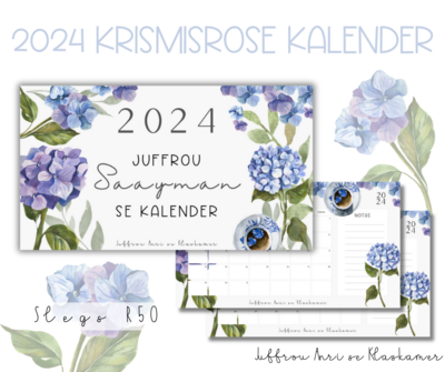 2024 Krismisrose Kalender