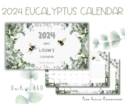 2024 Eucalyptus Calendar