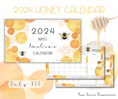 2024 Honey Calendar