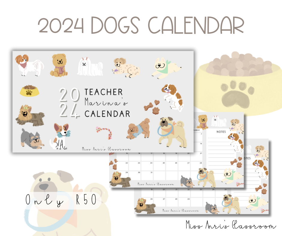2024 Dogs Calendar