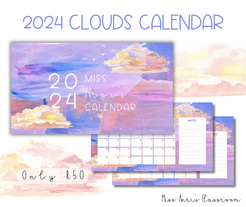 2024 Clouds Calendar