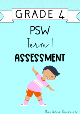 Grade 4 PSW Term 1 Assessment (2024)