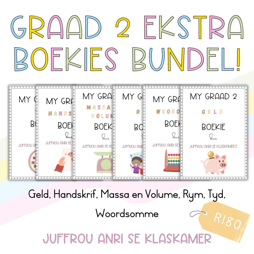 Graad 2 Aanvullende Boekies Bundel