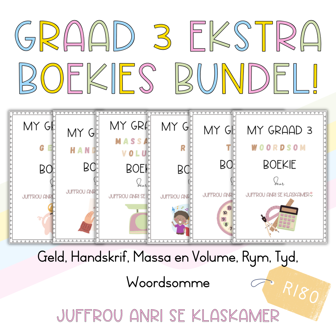 Graad 3 Aanvullende Boekies Bundel