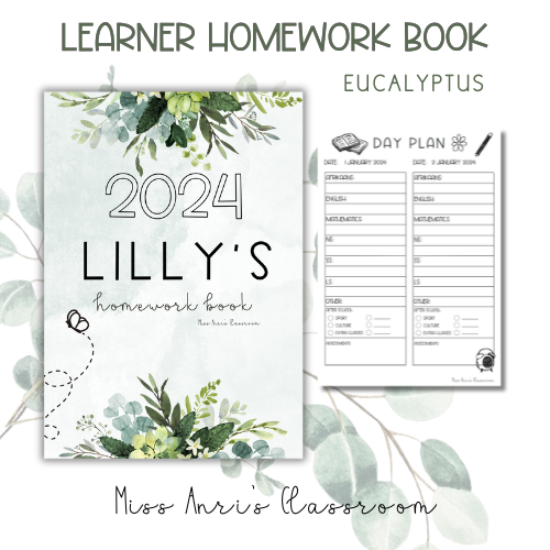 2024 LEARNER HOMEWORK BOOK EUCALYPTUS (PDF)