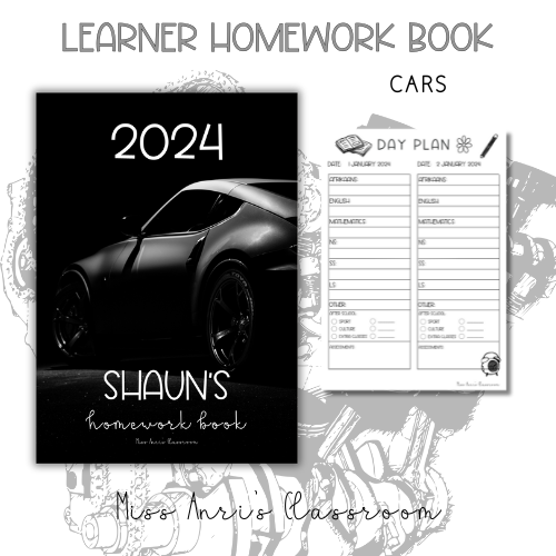 2024 LEARNER HOMEWORK BOOK CARS (PDF)
