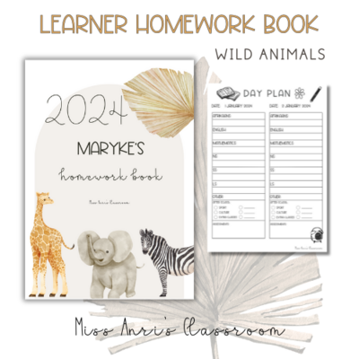 2024 LEARNER HOMEWORK BOOK WILD ANIMALS (PDF)